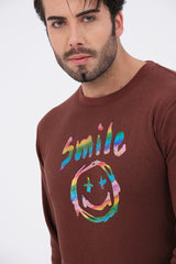 Smile Emoji Sweatshirt For Mens