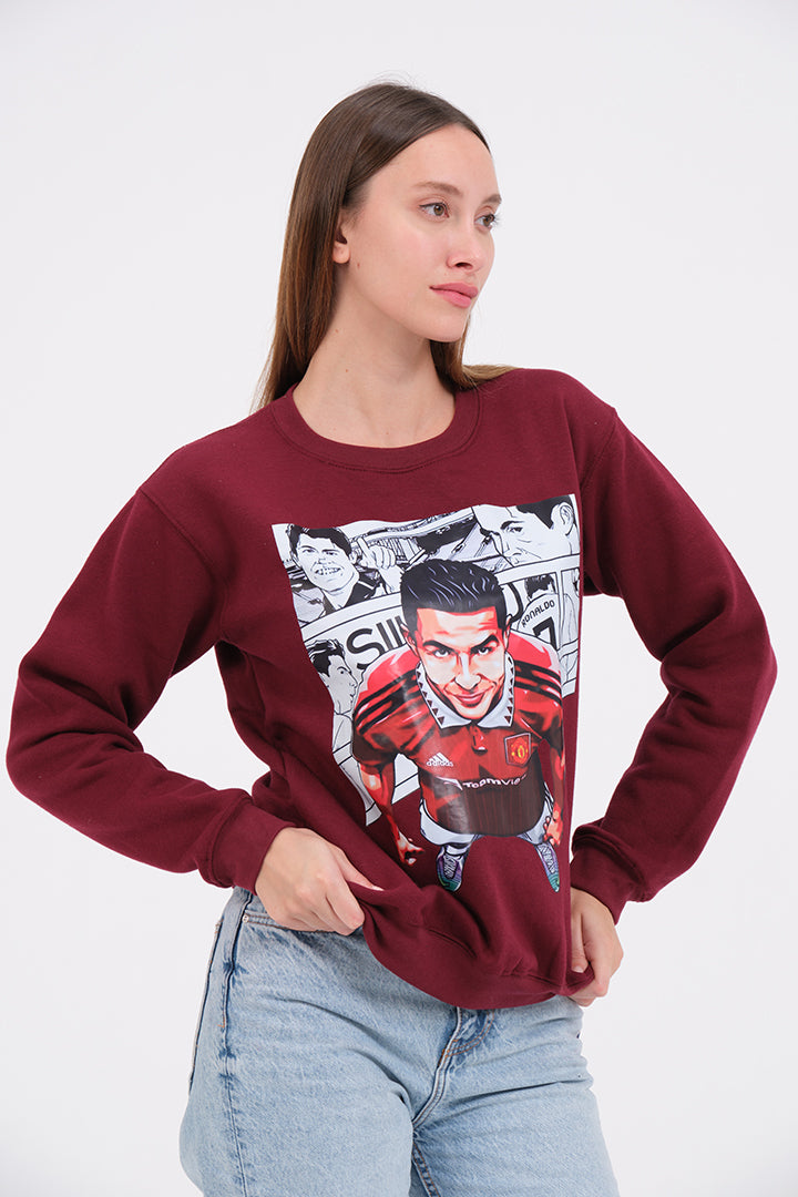 Ronaldo Sweatshirt For Womens