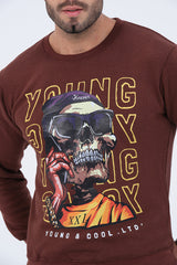 Young Skull Sweatshirt For Mens