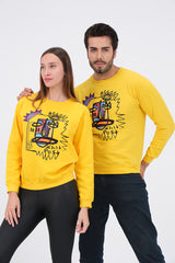 COUPLE SET - Fine Art Unisex Yellow Sweatshirt