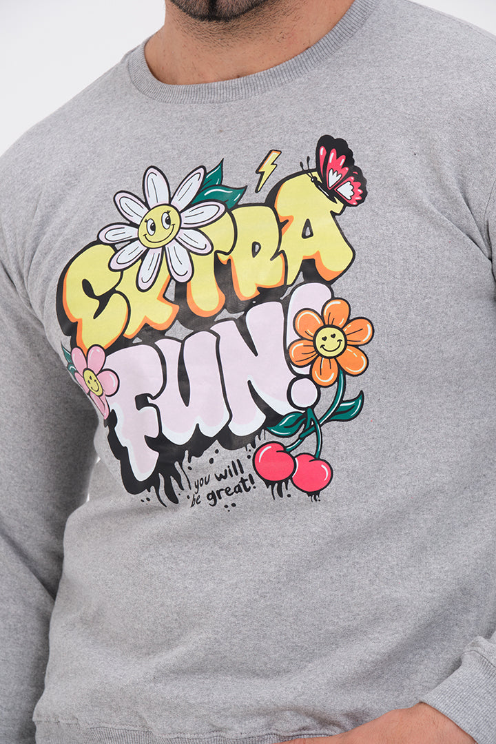 Extra Fun Sweatshirt For Mens
